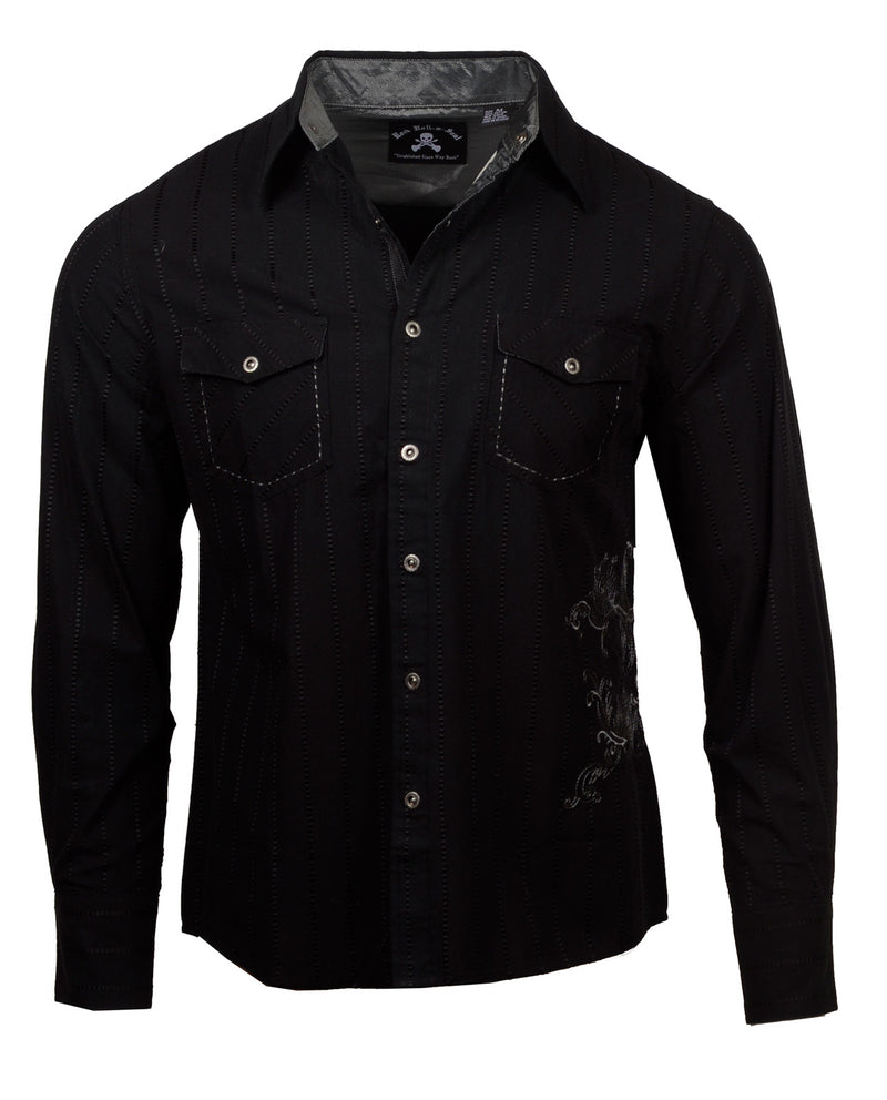 Rock Roll N Soul Men's LS Fashion Shirt